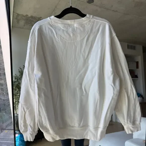 Anine Bing Jaci Monogram Pullover Sweatshirt - Picture 3 of 7